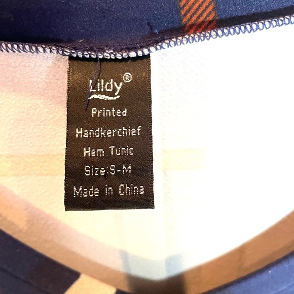 Tunic Top/Dress Lildy Women Long Sleeve Block Casual Loose Fit Sz. Small-Medium - Picture 10 of 16